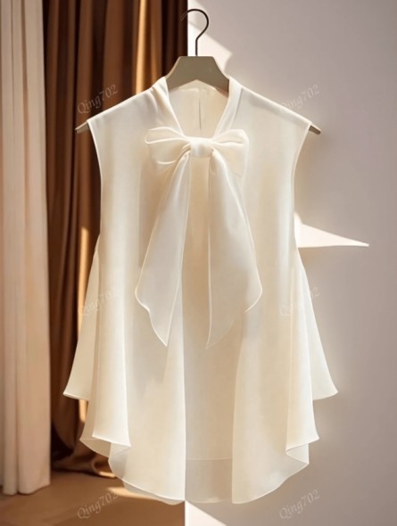 Women's Solid Color Sleeveless Blouse